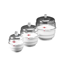 Research Products International Corp Space Saver Vacuum Desiccator, 7 3/4