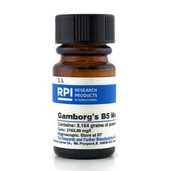 Research Products International Corp Gamborg's B5 Medium with Vitamins,