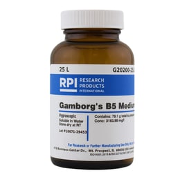 Research Products International Corp Gamborg's B5 Medium with Vitamins,