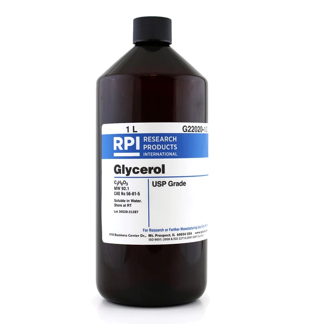 Research Products International Corp Glycerol, 1 Liter, Quantity Each