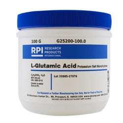 Research Products International Corp L-Glutamic Acid Potassium Salt Monohydrate,
