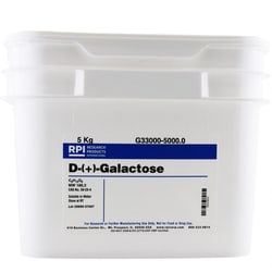 Research Products International Corp D-(+)-Galactose, 5 KG, Quantity: Each