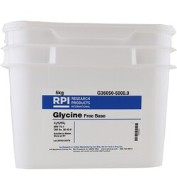 Research Products International Corp Glycine, Free Base, 5 Kilograms, Quantity: