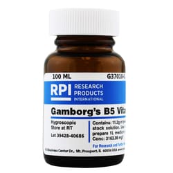 Research Products International Corp Gamborg's B5 Medium Vitamin Mixture,