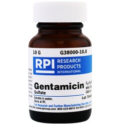 Research Products International Corp Gentamicin Sulfate, 10 Grams, Quantity: