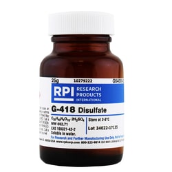 Research Products International Corp&nbsp;G-418 Disulfate, 25 Grams