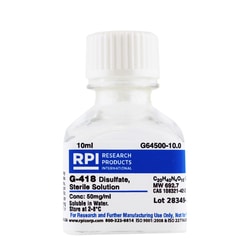 Research Products International Corp G-418 Disulfate 50 mg/ml Solution, 10 Milliliters
