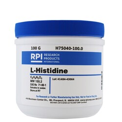 Research Products International Corp L-Histidine, 100 Grams, Quantity: