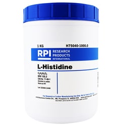 Research Products International Corp L-Histidine, 1 Kilogram, Quantity: