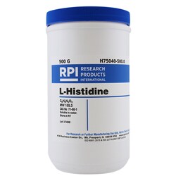 Research Products International Corp L-Histidine, 500 Grams, Quantity: