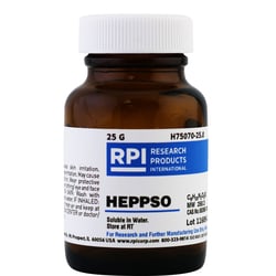 Research Products International Corp&nbsp;HEPPSO [N-(2-Hydroxyethyl) piperazine-N'-(2-hydroxypropanesulfonic acid)], 25 Grams