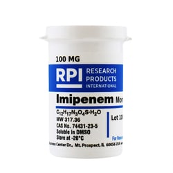 Research Products International Corp&nbsp;Imipenem Monohydrate 100 MG