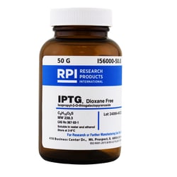 Research Products International Corp&nbsp;IPTG [Isopropyl-&beta;-D-thiogalactopyranoside], Dioxane Free, 50 Grams