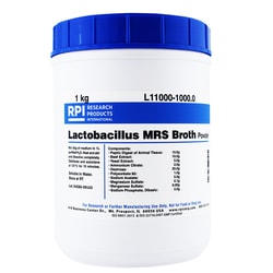 Research Products International Corp Lactobacillus MRS Broth Powder, 1