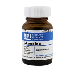 Research Products International Corp L-Leucine, 25 Grams, Quantity: Each