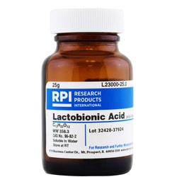Research Products International Corp Lactobionic Acid, 25 G, Quantity:
