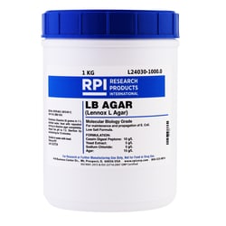 Research Products International Corp LB Agar, Low Salt Formula, Powder