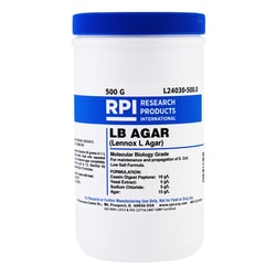 Research Products International Corp&nbsp;LB Agar, Low Salt Formula, Powder [Lennox L Agar], 500 Grams