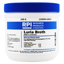 Research Products International Corp Luria Broth, High Salt Formula, Powder