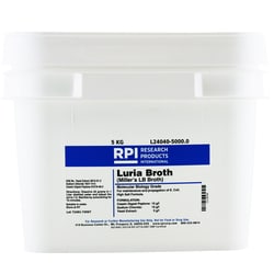 Research Products International Corp&nbsp;Luria Broth, High Salt Formula, Powder [Miller's LB Broth], 5 Kilograms