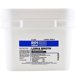 Research Products International Corp&nbsp;Luria Broth 1 Gram Buffered Capsules [Miller's LB Broth], 2.5 Kilograms