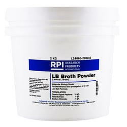 Research Products International Corp&nbsp;LB Broth Powder [Lennox L Broth], 2 Kilograms