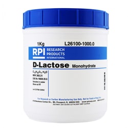 Research Products International Corp D-Lactose Monohydrate, 1 KG, Quantity: