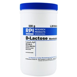 Research Products International Corp D-Lactose Monohydrate, 500 Grams,