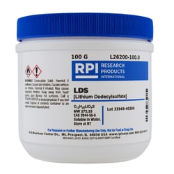 Research Products International Corp Lithium Dodecyl Sulfate [LDS], 100 Grams