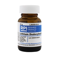 Research Products International Corp Lithium Dodecyl Sulfate [LDS], 25 Grams