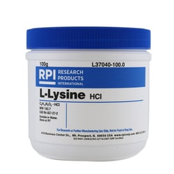 Research Products International Corp L-Lysine Hydrochloride, 100 Grams,