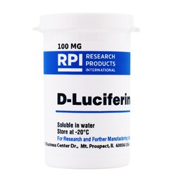 Research Products International Corp&nbsp;D-Luciferin Sodium Salt [4,5-Dihydro-2-(6-hydroxy-2-benzothiazolyl)-4-thia-zolecarboxylic acid, sodium salt], 100 Milligrams