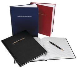 Research Products International Corp Laboratory Notebook, Gridded Pages,