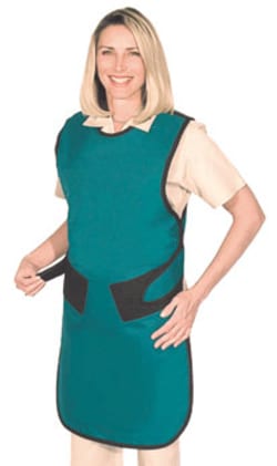 Research Products International Corp Lead Apron, Adjust-A-Fit, 24 Inches Wide, 32 Inches Long, Beige