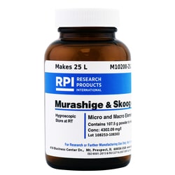 Research Products International Corp&nbsp;Murashige & Skoog MS Medium, 107.5 Grams of Powder, Makes 25 Liters of Solution