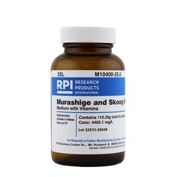 Research Products International Corp&nbsp;Murashige & Skoog MS Medium with Vitamins, 110 Grams of Powder, Makes 25 Liters of Solution