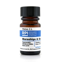 Research Products International Corp&nbsp;Murashige & Skoog MS Medium with Gamborg's B5 Vitamins, 4.4 Grams of Powder, Makes 1 Liter of Solution