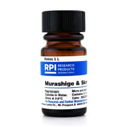 Research Products International Corp&nbsp;Murashige & Skoog Modified Medium, NH4NO3 Free, 2.7 Grams of Powder, Makes 1 Liter of Solution