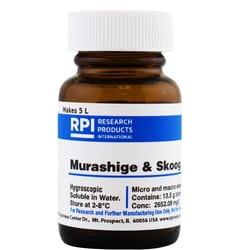 Research Products International Corp&nbsp;Murashige & Skoog Modified Medium, NH4NO3 Free, 13.5 Grams of Powder, Makes 5 Liters of Solution