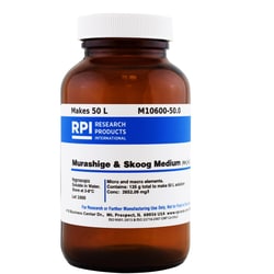 Research Products International Corp&nbsp;Murashige & Skoog Modified Medium, NH4NO3 Free, 135 Grams of Powder, Makes 50 Liters of Solution