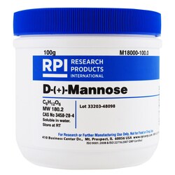 Research Products International Corp D-(+)-Mannose, 100 Grams, Quantity: