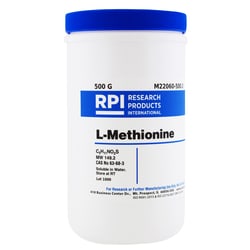 Research Products International Corp L-Methionine, 500 Grams, Quantity: