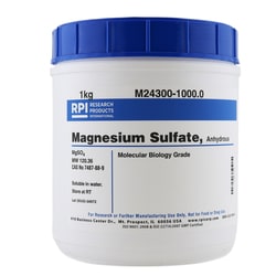 Research Products International Corp Magnesium Sulfate Anhydrous, 1 Kilogram,