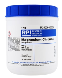 Research Products International Corp Magnesium Chloride Anhydrous, 1 Kilogram,