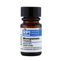 Research Products International Corp Meropenem Trihydrate, 1 Gram, Quantity: