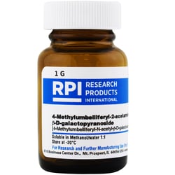 Research Products International Corp&nbsp;4-Methylumbelliferyl-2-acetamido-2-deoxy-B-D-galactopyranoside [4-Methylumbelliferyl-N-acetyl-B-D-galactosaminide], 1 Gram