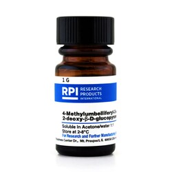 Research Products International Corp&nbsp;4-Methylumbelliferyl-2-acetamido-2-deoxy-B-D-glucopyranoside [4-Methylumbelliferyl-N-acetyl-B-D-glucosaminide], 1 Gram