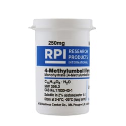 Research Products International Corp&nbsp;4-Methylumbelliferyl-a-D-Glucopyranoside [4-Methylumbelliferyl-a-D-Glucoside], 250 Milligrams