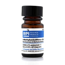 Research Products International Corp&nbsp;4-Methylumbelliferyl-a-D-Glucopyranoside [4-Methylumbelliferyl-a-D-Glucoside], 1 Gram