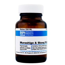 Research Products International Corp&nbsp;Murashige & Skoog Vitamin Mixture, 25.80 Grams of Powder, Makes 250 Milliliters of Solution